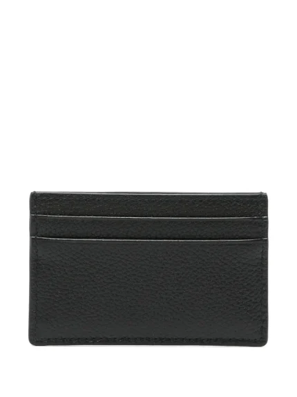 Alexander McQueen Graffiti pebbled-leather Cardholder