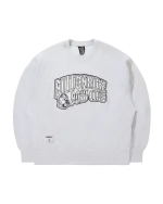 Applique Logo Sweatshirt Arch Logo White