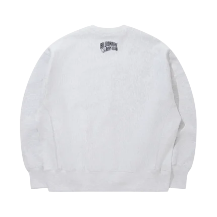 Applique Logo Sweatshirt Arch Logo White