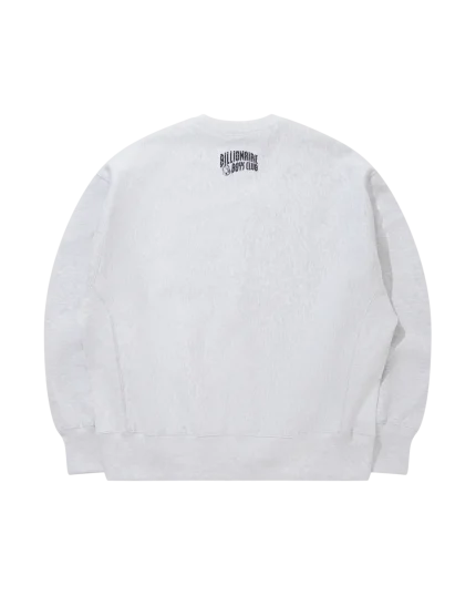 Applique Logo Sweatshirt Arch Logo White