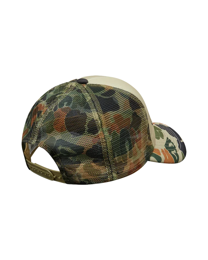 BBC x NUWO Trucker Cap – Billionaire Boys Club Camo