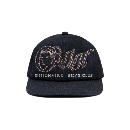 BBC20 OG Logo with Swarovski® crystals Denim Fitted Hat