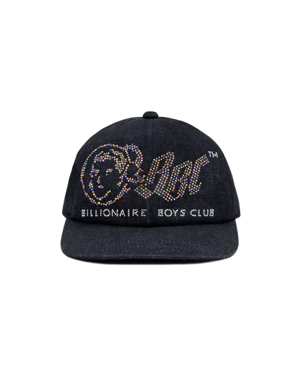 BBC20 OG Logo with Swarovski® crystals Denim Fitted Hat