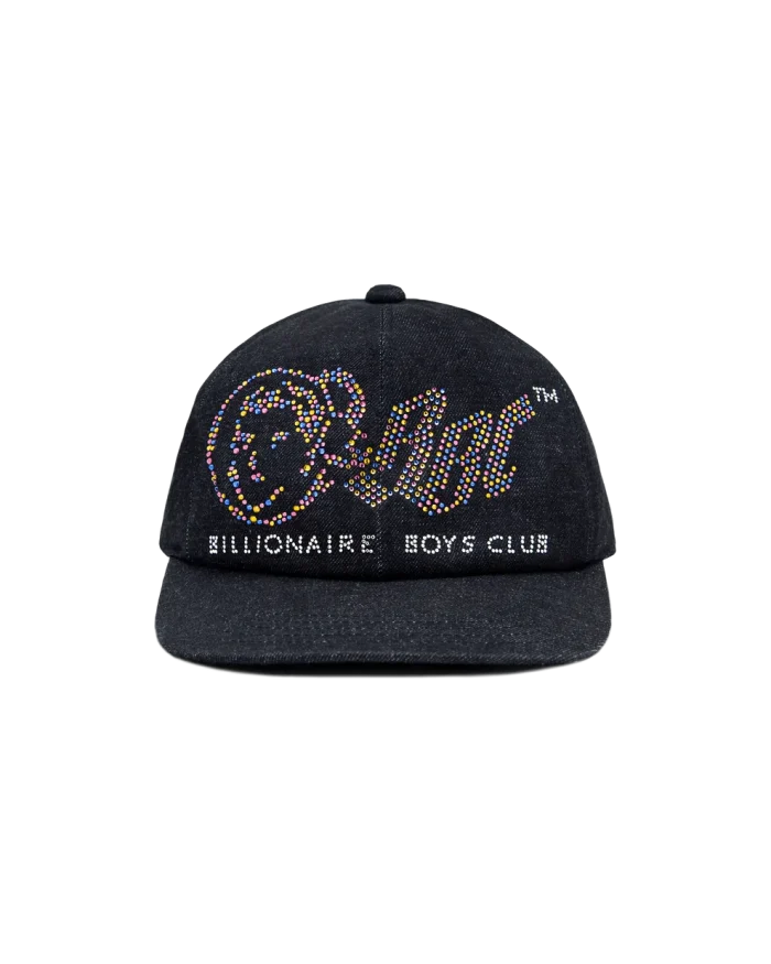 BBC20 OG Logo with Swarovski® crystals Denim Fitted Hat