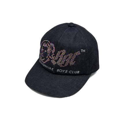 BBC20 OG Logo with Swarovski® crystals Denim Fitted Hat
