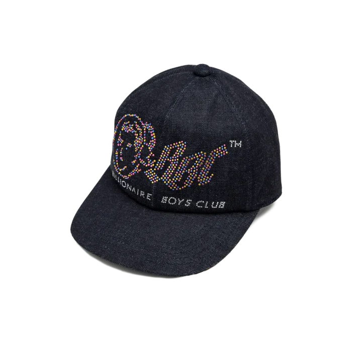 BBC20 OG Logo with Swarovski® crystals Denim Fitted Hat