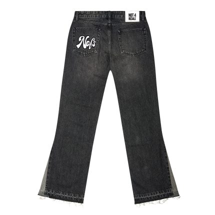 Black Flared Denim