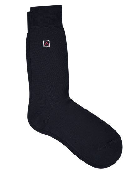 Black Plain Socks