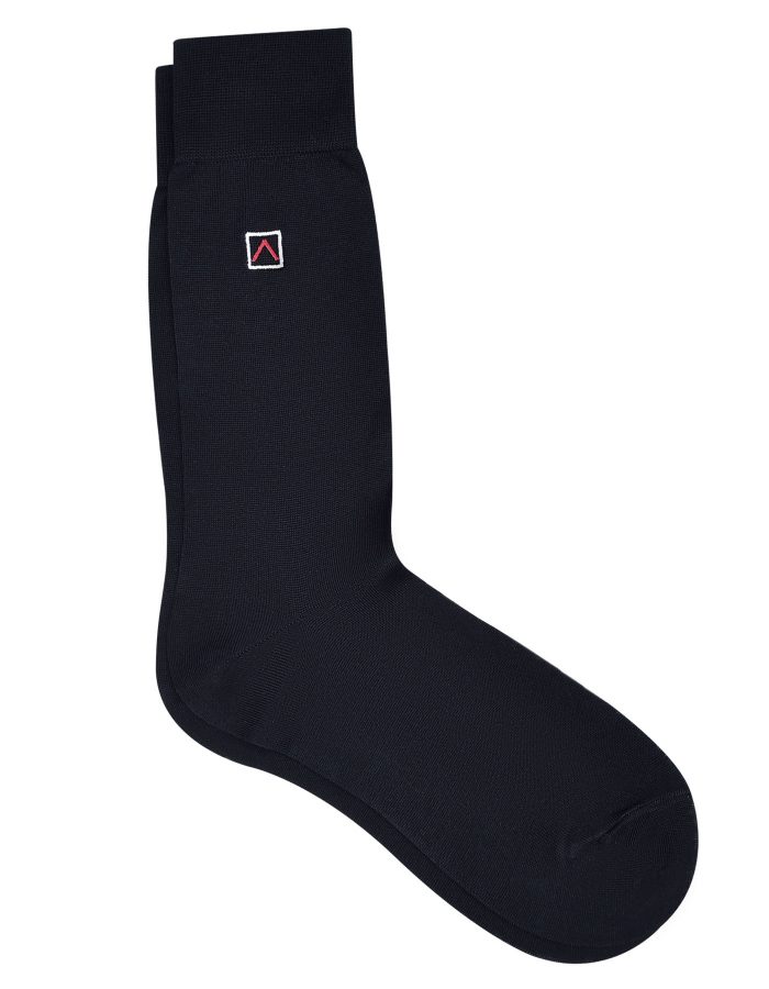 Black Plain Socks