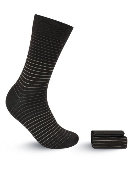 Brown Stripe Walkees Socks