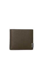Burberry B-plaque Leather bi-fold Wallet