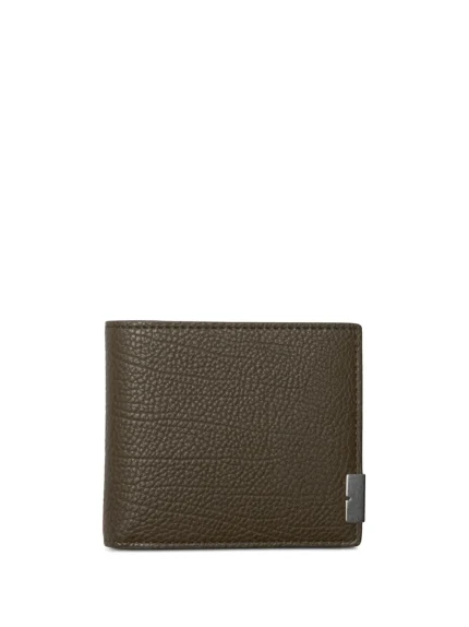 Burberry B-plaque Leather bi-fold Wallet