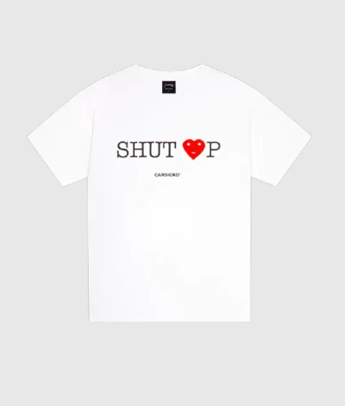 Caesicko SHUT P T-Shirt White