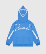 Carsicko Blue Full Zip Hoodie