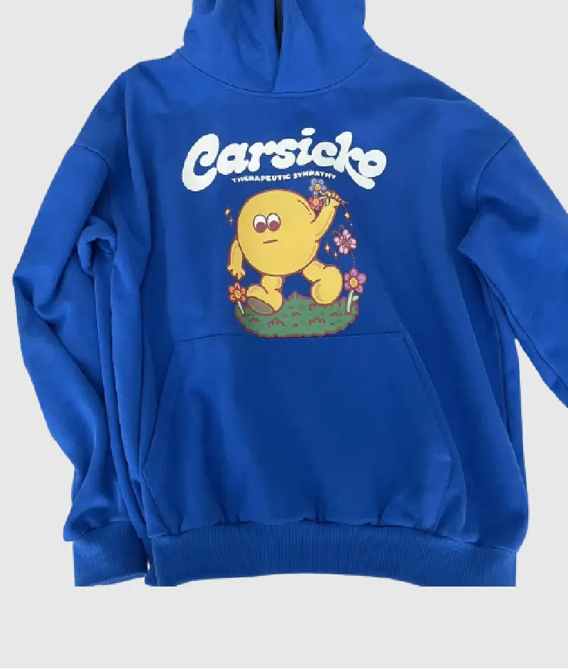 Carsicko Men’s Blue Hoodie Carsicko Men’s Blue Hoodie