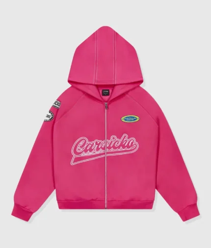 Carsicko Racing Club Pink Hoodie
