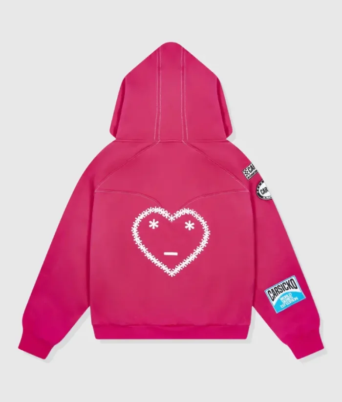 Carsicko Racing Club Pink Hoodie