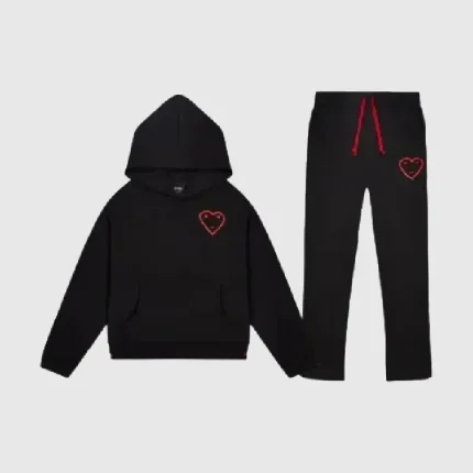 Carsicko Tracksuit Black and Red