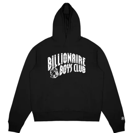 Classic Curve Logo Hoodie – Billionaire Boys Club Black