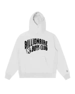 Classic Curve Logo Hoodie – Billionaire Boys Club White