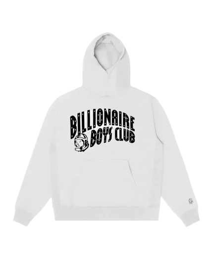 Classic Curve Logo Hoodie – Billionaire Boys Club White