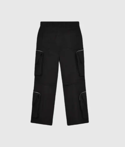 Convertible Utility Multi Pocket Cargo Pants Black