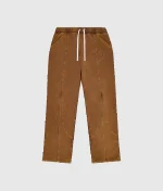 Cybe Track Pants Washed Brown-Pink Wine