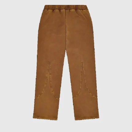 Cybe Track Pants Washed Brown-Pink Wine