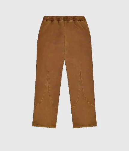 Cybe Track Pants Washed Brown-Pink Wine