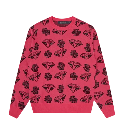 Diamonds & Dollars Knitted Jumper