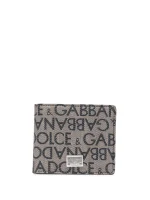 Dolce & Gabbana Logo Jacquard Wallet