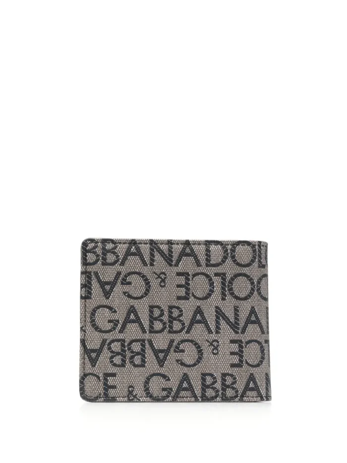 Dolce & Gabbana Logo Jacquard Wallet