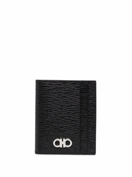 Ferragamo Gancini Leather Cardholder