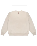 Flocked Helmet Head Crewneck