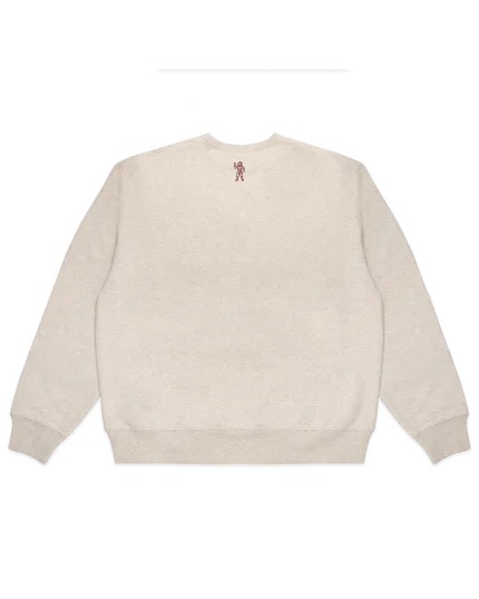 Flocked Helmet Head Crewneck