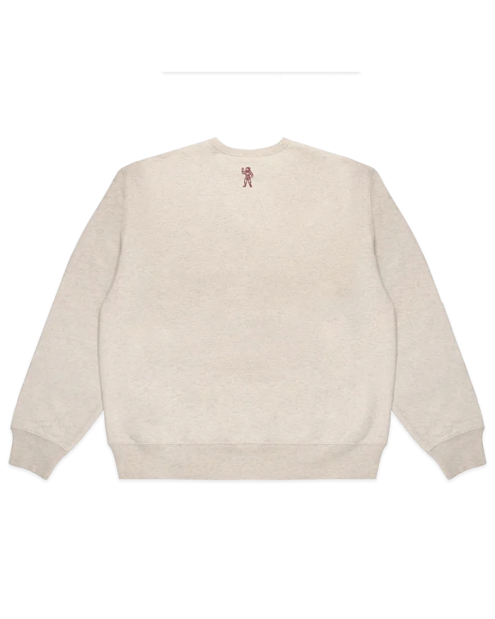 Flocked Helmet Head Crewneck