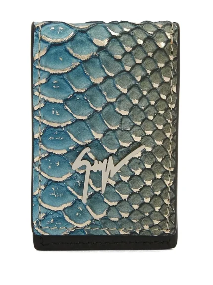Giuseppe Zanotti Albert logo-plaque Cardholder