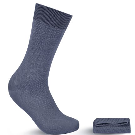 Grey Self Plain Socks