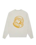 Helmet Logo Crewneck – Billionaire Boys Club White