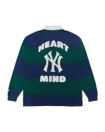 NY Yankees Heart & Mind Striped Rugby