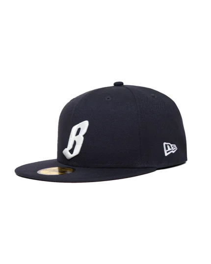 New Era Flying B Fitted Hat – Billionaire Boys Club Black - White