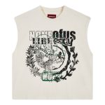 Nofs Beige Liberty Sleeveless Shirt