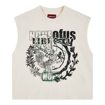 Nofs Beige Liberty Sleeveless Shirt