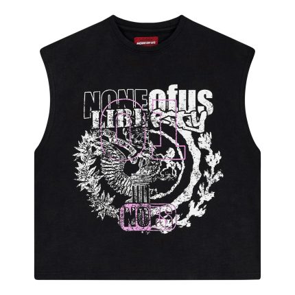 Nofs Black Liberty Sleevess Shirt