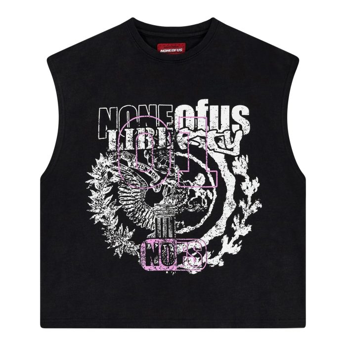 Nofs Black Liberty Sleevess Shirt