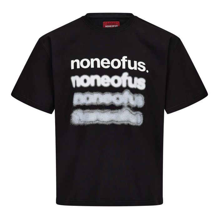 Nofs Schwarzes Blurred T-shirt