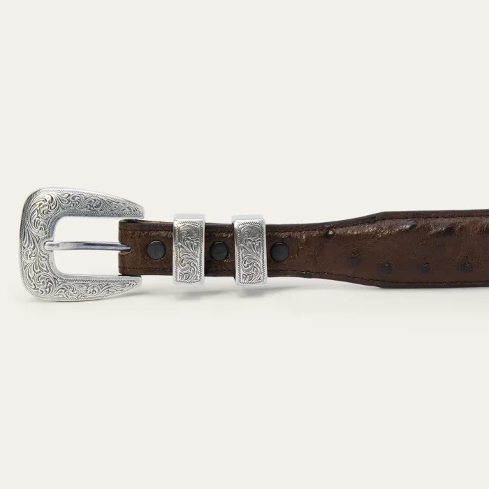 Ostrich Tapered Belt