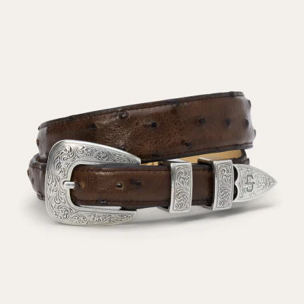 Ostrich Tapered Belt