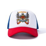 Overanxious Trucker Hat – Blue-Red