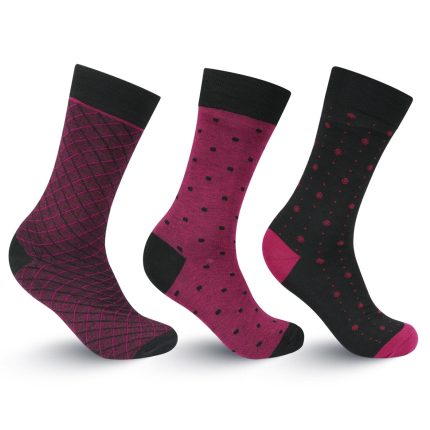 Pack Of 3-multi Geometric Walkees Socks